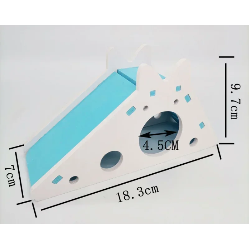 Brinquedo Divertido para Hamsters e Cavia: Slide Montado e Acessórios Respiráveis para Gaiolas