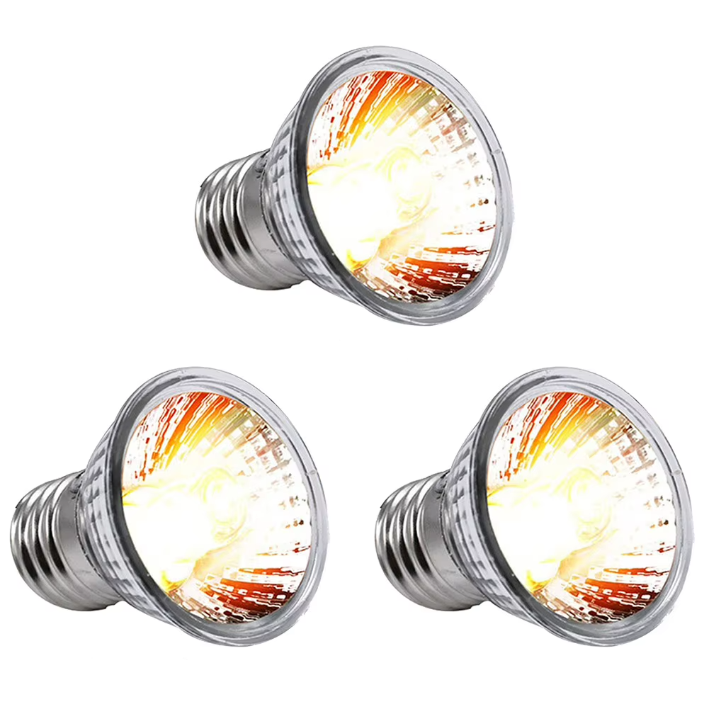 Lâmpada para répteis UVA e UVB, Basking para tartarugas, Luz UV, Luz de aqueci