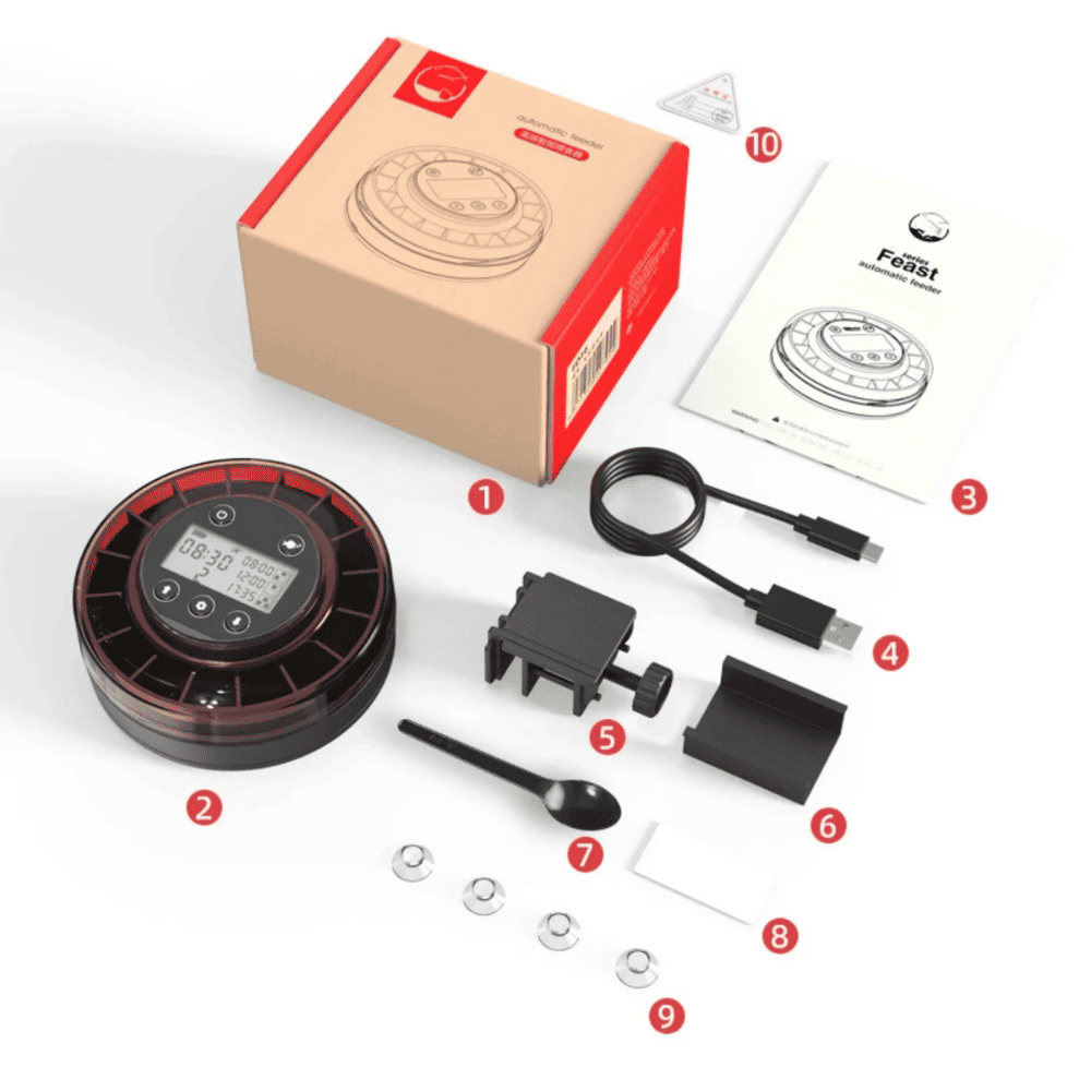 Alimentador Automático com LCD para Aquário
