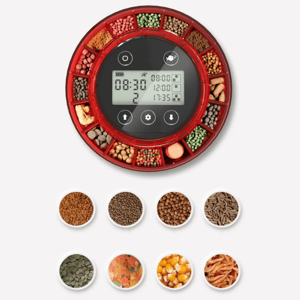 Alimentador Automático com LCD para Aquário