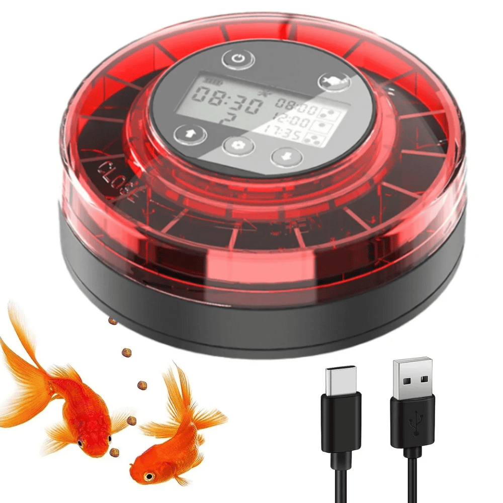 Alimentador Automático com LCD para Aquário
