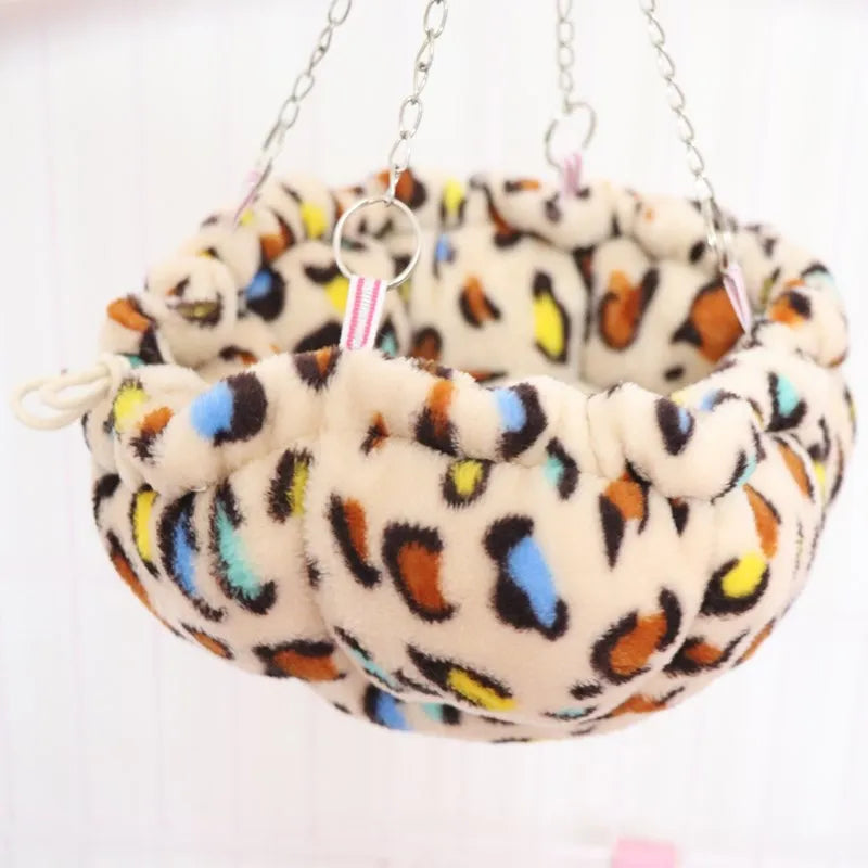 Cama Confortável para Pequenos Animais - Rede de Dormir para Furão, Rato, Hamster, Cobaia e Mais - Acessórios Ideais para Gaiola!