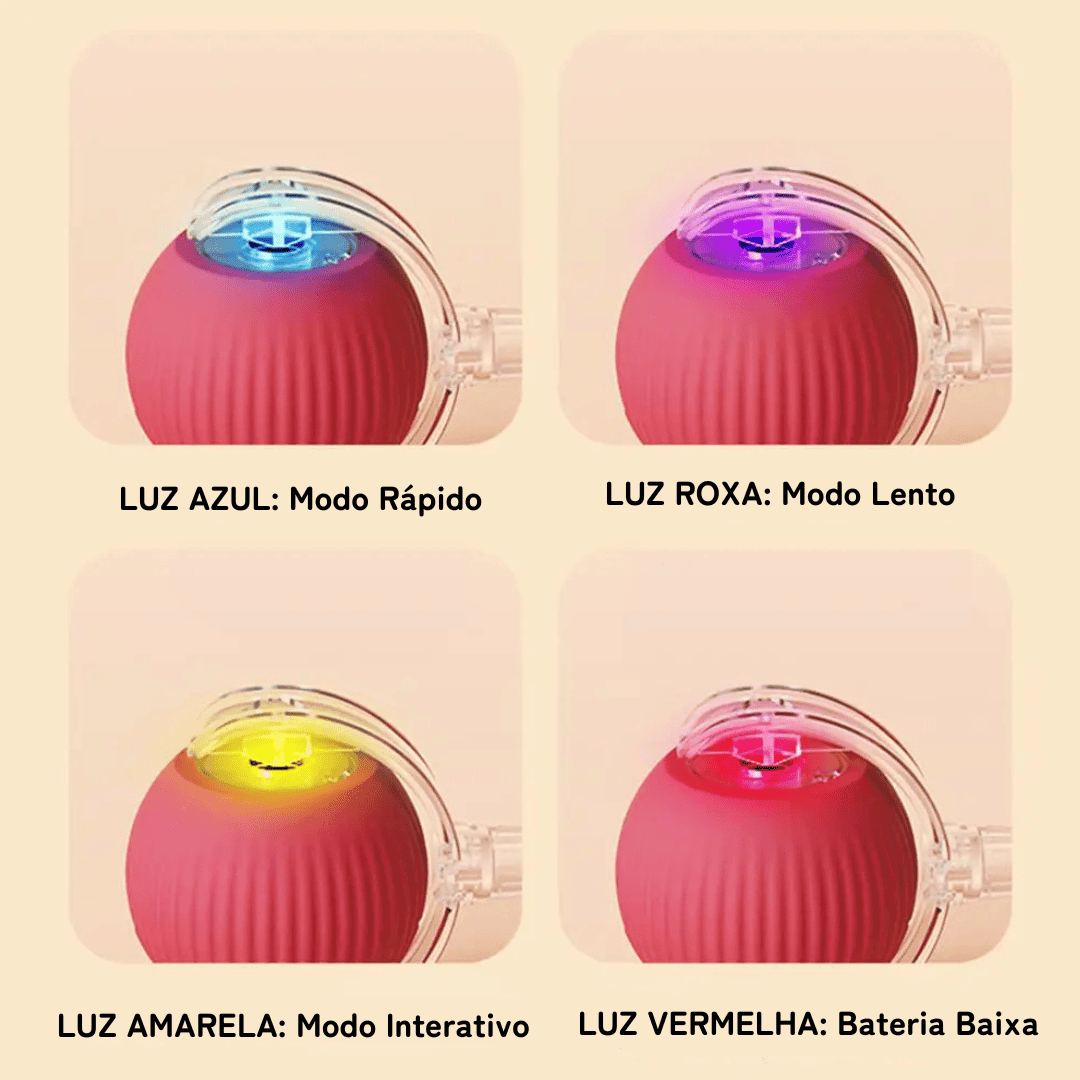 Bolinha elétrica interativa pet