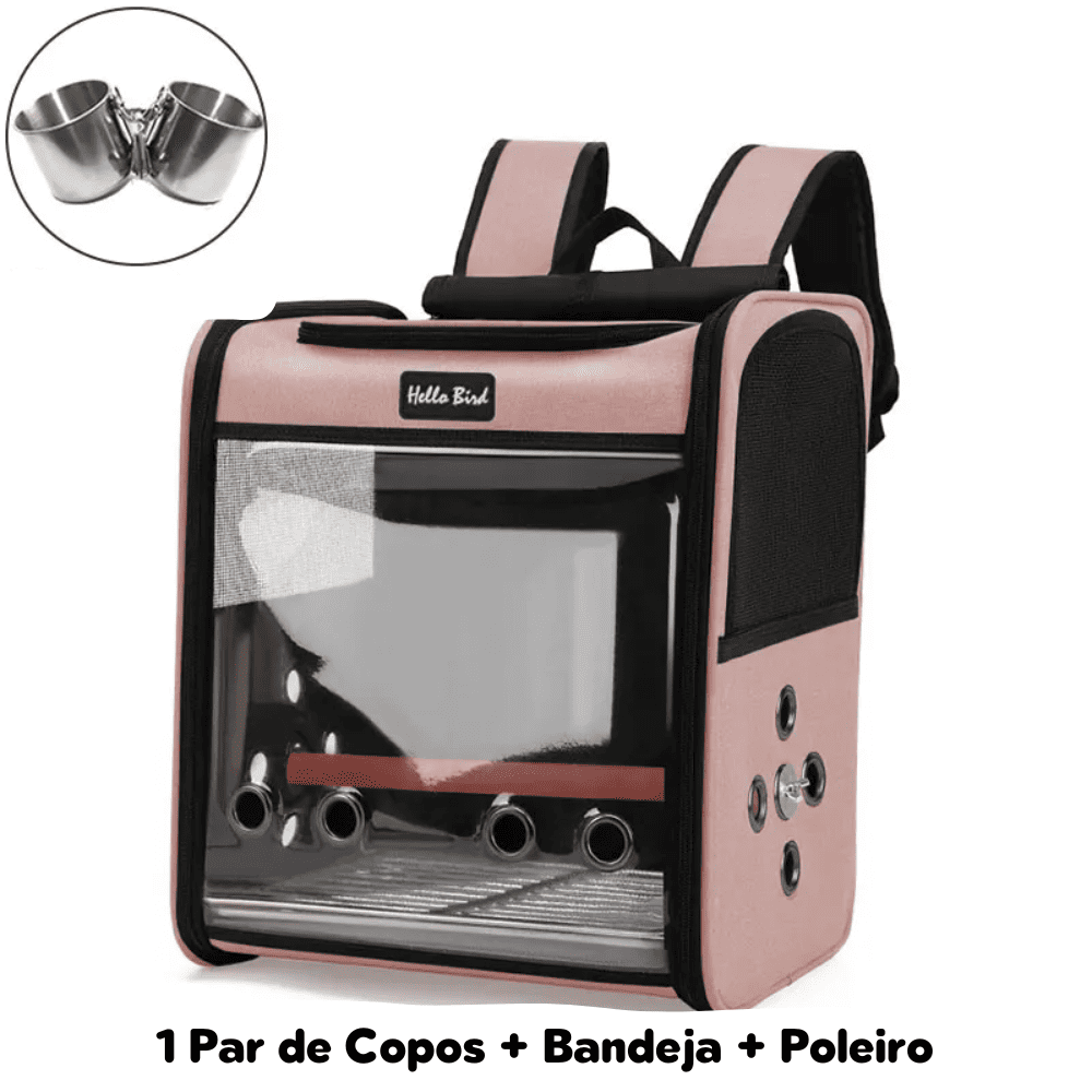 Mochila de Transporte para Pássaros