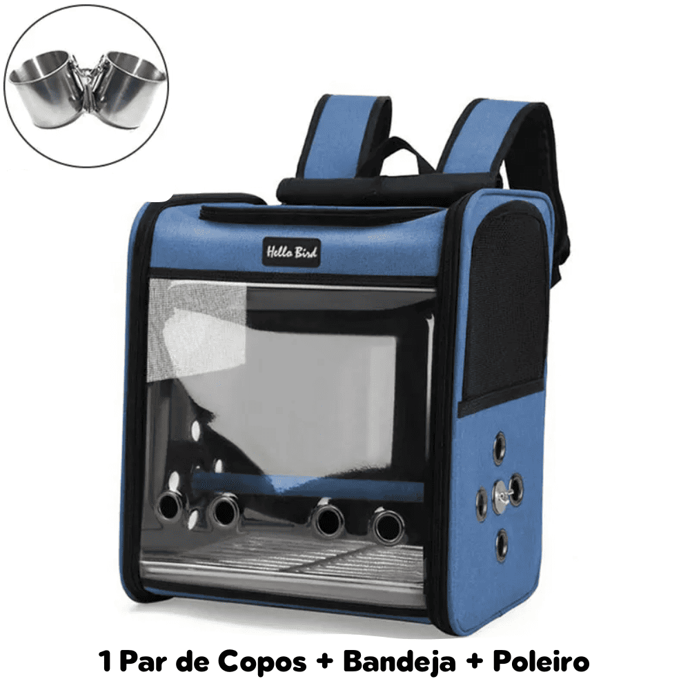 Mochila de Transporte para Pássaros