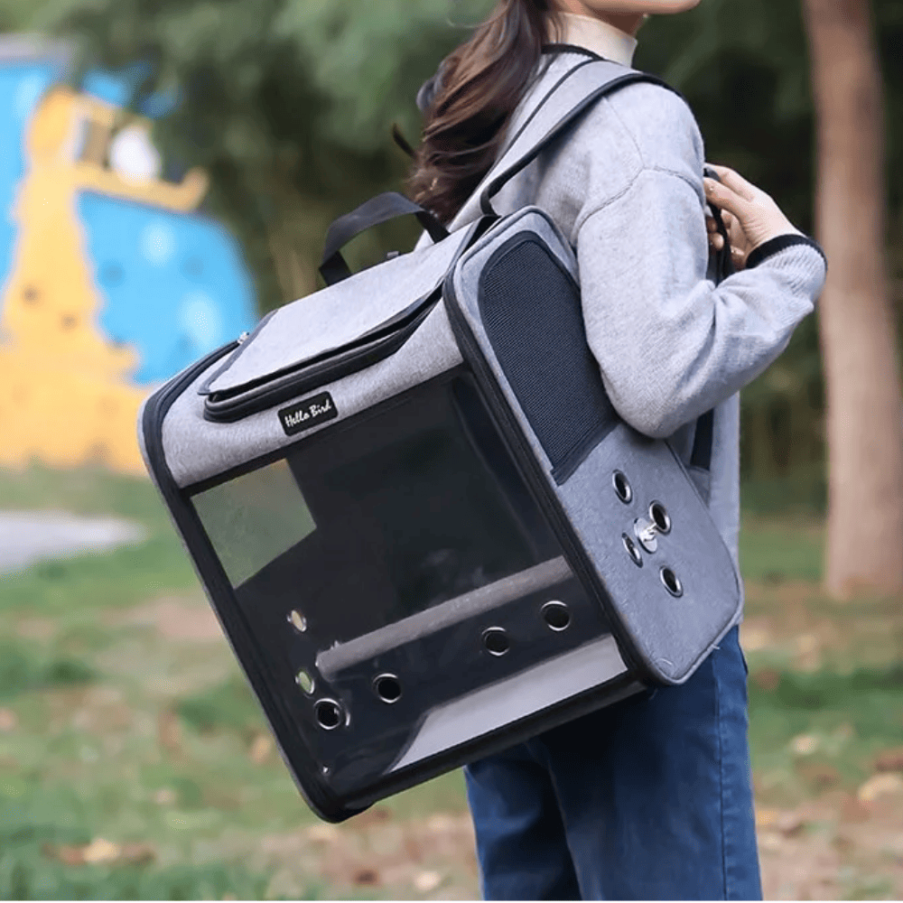Mochila de Transporte para Pássaros