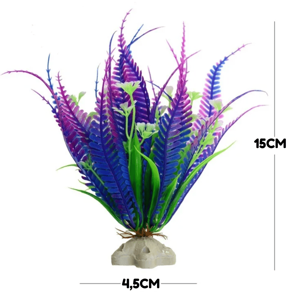 Plantas Aquáticas Artificiais para Aquário