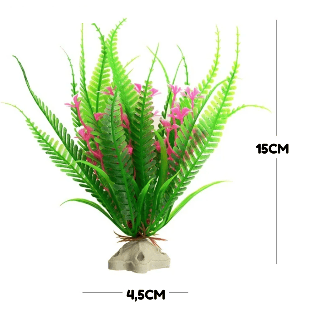 Plantas Aquáticas Artificiais para Aquário