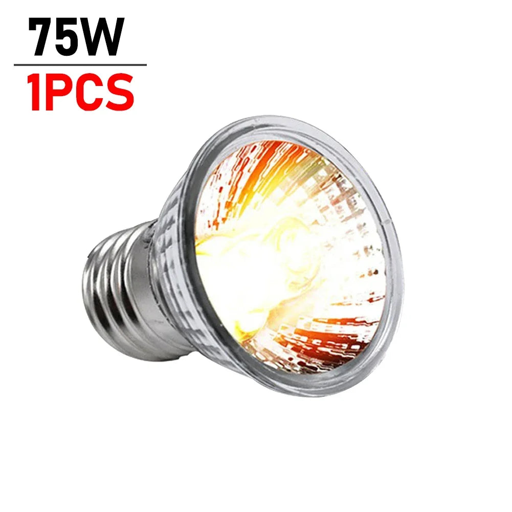 Lâmpada para répteis UVA e UVB, Basking para tartarugas, Luz UV, Luz de aqueci