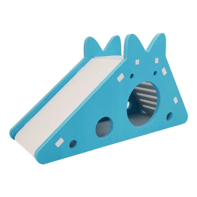 Brinquedo Divertido para Hamsters e Cavia: Slide Montado e Acessórios Respiráveis para Gaiolas