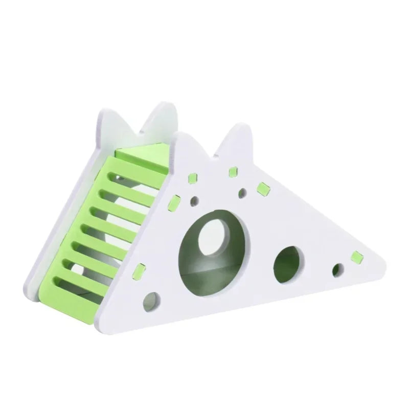 Brinquedo Divertido para Hamsters e Cavia: Slide Montado e Acessórios Respiráveis para Gaiolas