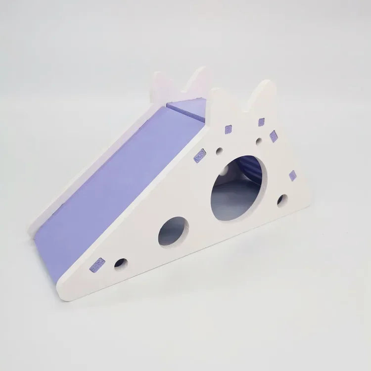 Brinquedo Divertido para Hamsters e Cavia: Slide Montado e Acessórios Respiráveis para Gaiolas
