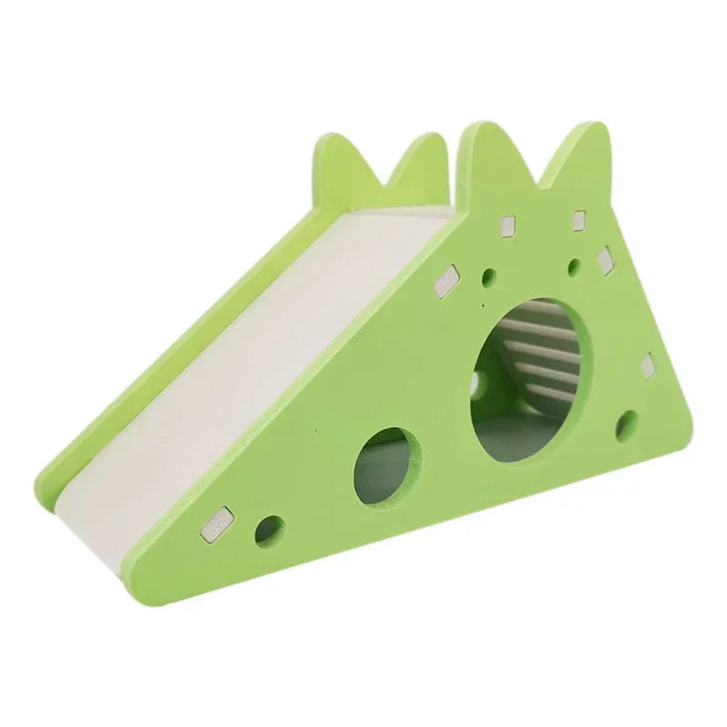 Brinquedo Divertido para Hamsters e Cavia: Slide Montado e Acessórios Respiráveis para Gaiolas
