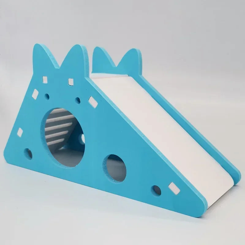 Brinquedo Divertido para Hamsters e Cavia: Slide Montado e Acessórios Respiráveis para Gaiolas