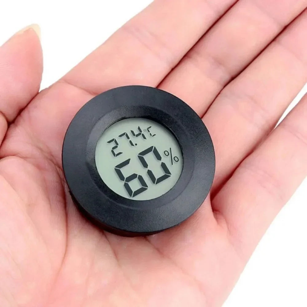 Acessórios para Aquário de Répteis - Sensor de Temperatura Digital, Umidificador e Termômetro de Alta Precisão para Animais de Estimação, Controle de Clima e Ar Condicionado