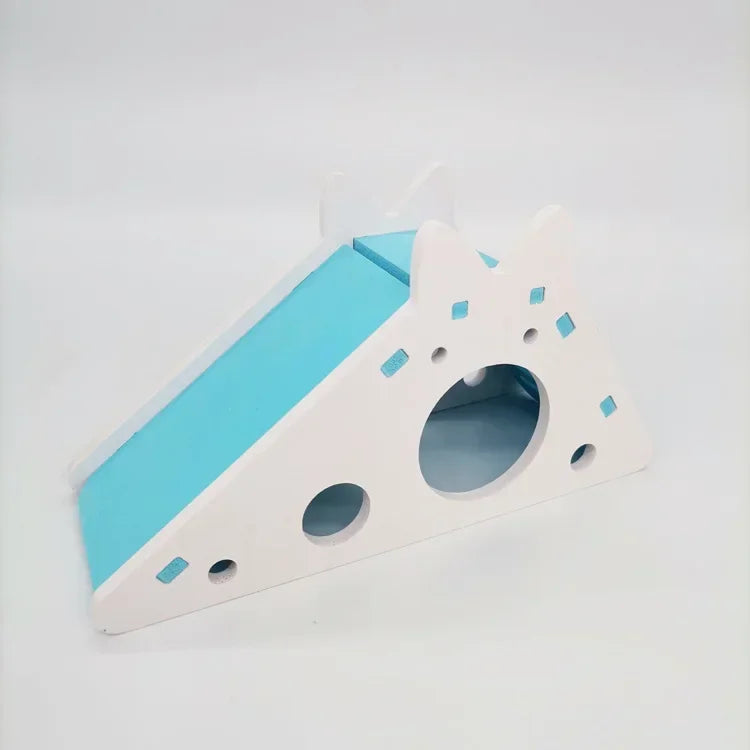 Brinquedo Divertido para Hamsters e Cavia: Slide Montado e Acessórios Respiráveis para Gaiolas