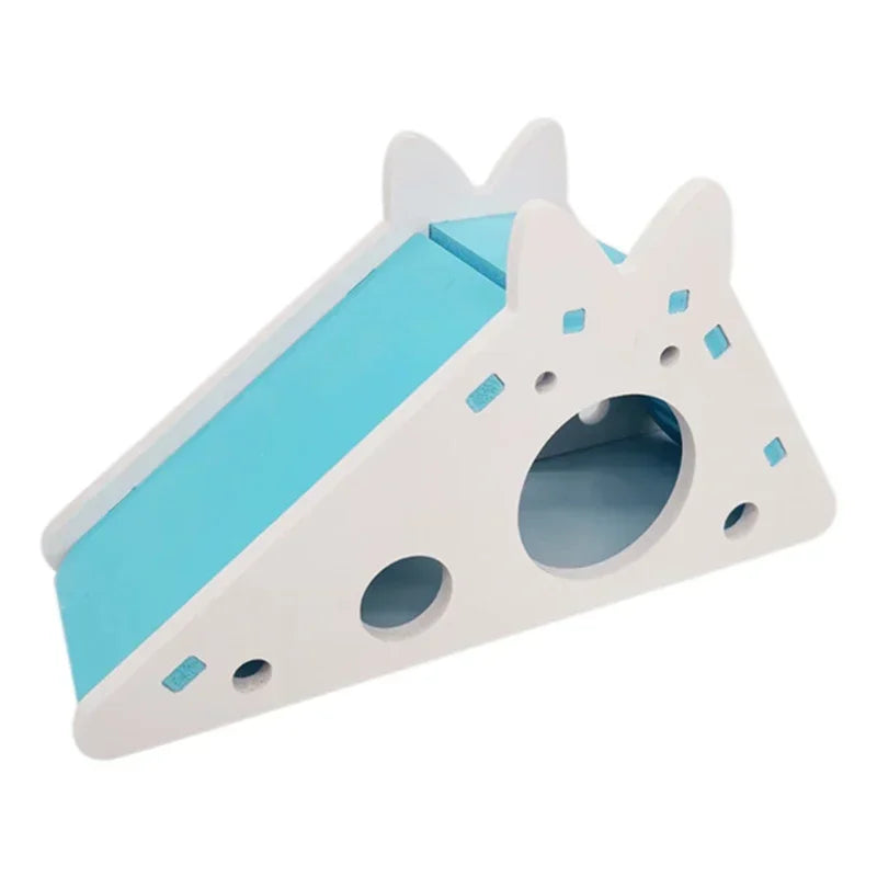 Brinquedo Divertido para Hamsters e Cavia: Slide Montado e Acessórios Respiráveis para Gaiolas
