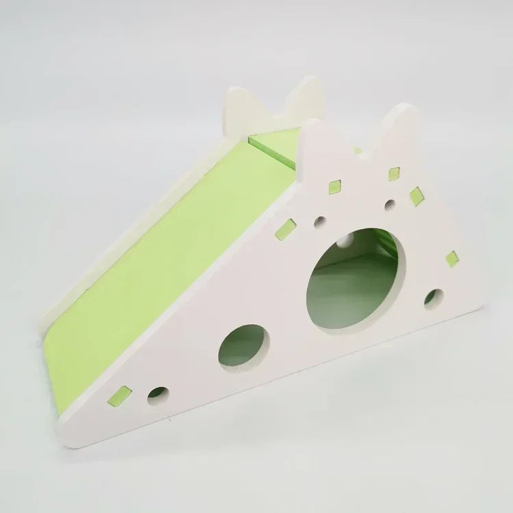 Brinquedo Divertido para Hamsters e Cavia: Slide Montado e Acessórios Respiráveis para Gaiolas