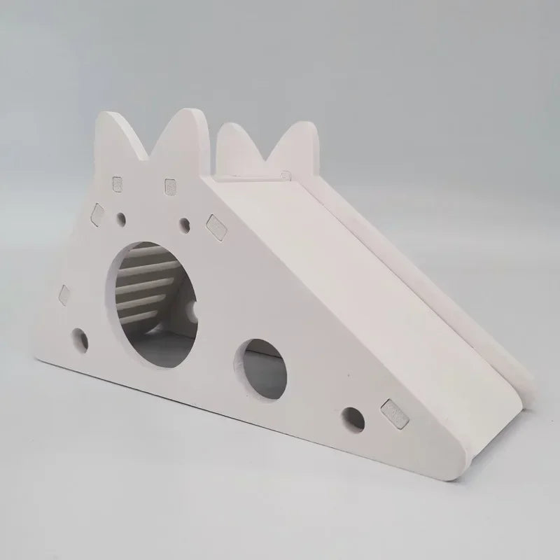 Brinquedo Divertido para Hamsters e Cavia: Slide Montado e Acessórios Respiráveis para Gaiolas