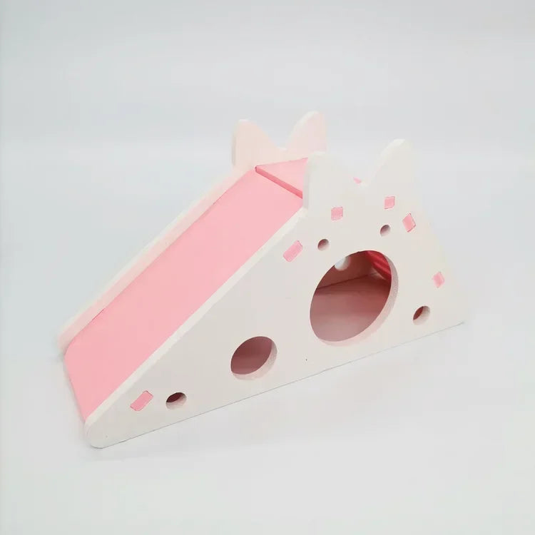 Brinquedo Divertido para Hamsters e Cavia: Slide Montado e Acessórios Respiráveis para Gaiolas