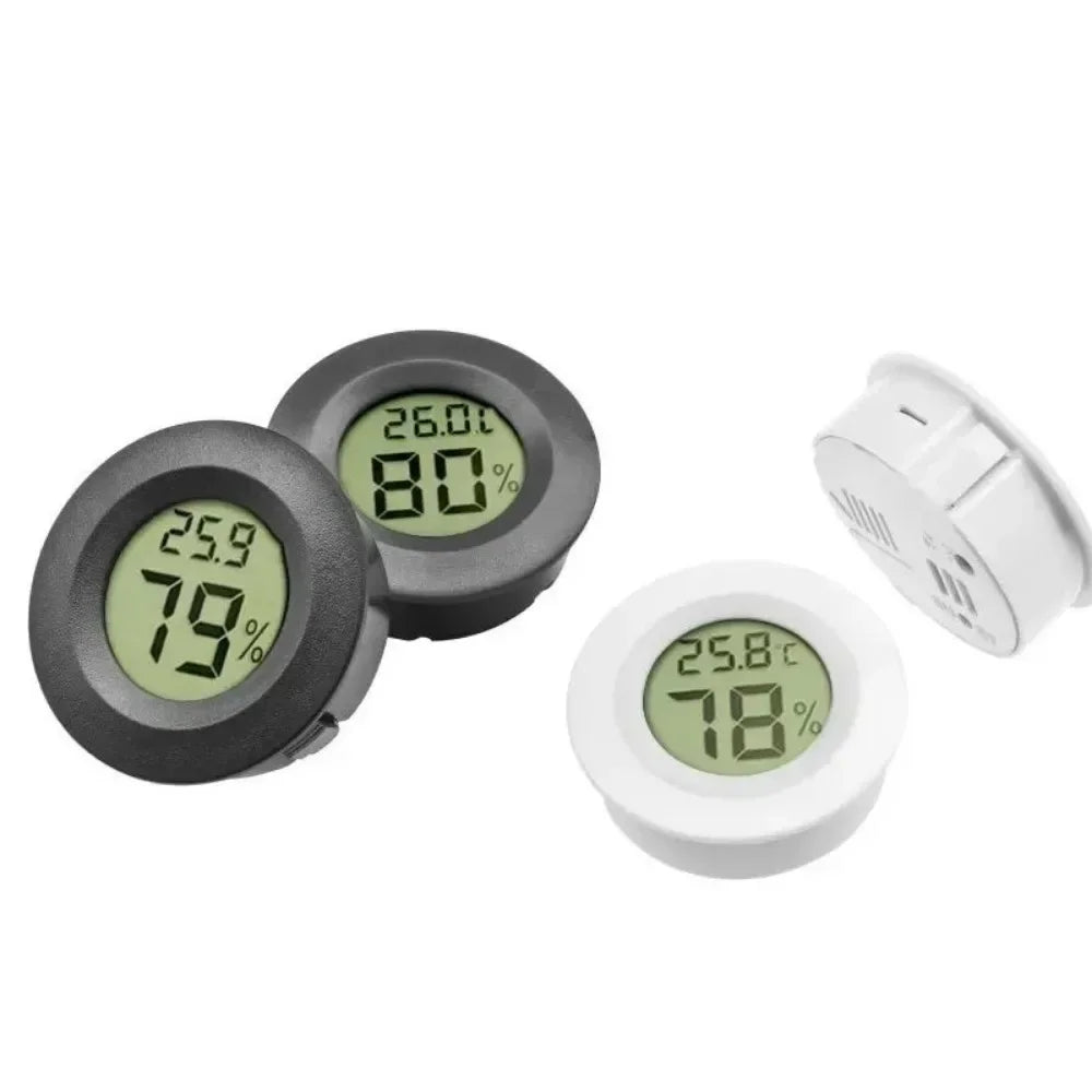 Acessórios para Aquário de Répteis - Sensor de Temperatura Digital, Umidificador e Termômetro de Alta Precisão para Animais de Estimação, Controle de Clima e Ar Condicionado