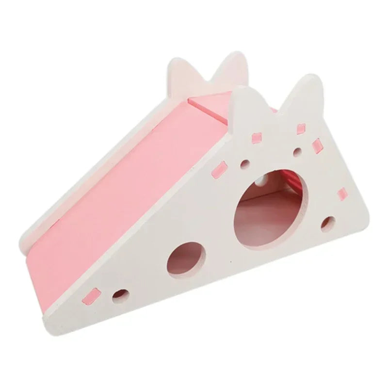 Brinquedo Divertido para Hamsters e Cavia: Slide Montado e Acessórios Respiráveis para Gaiolas