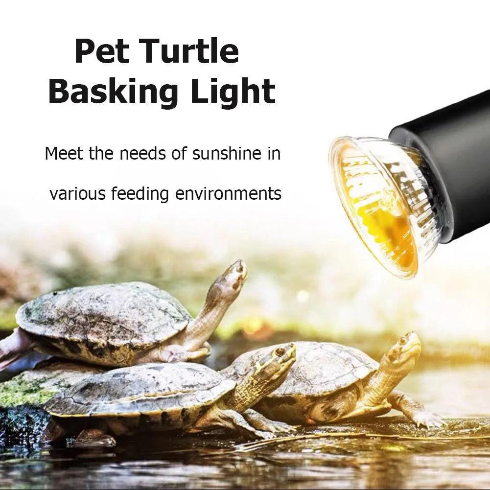 Lâmpada para répteis UVA e UVB, Basking para tartarugas, Luz UV, Luz de aqueci