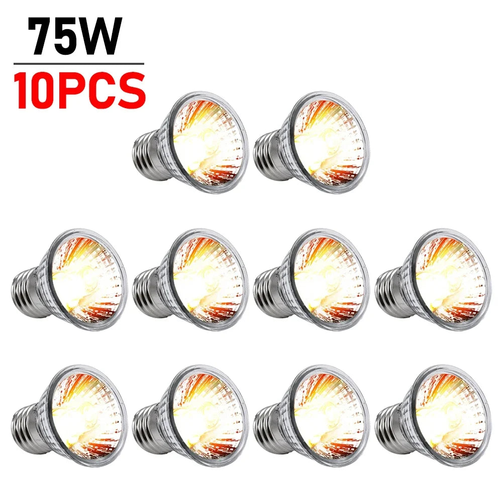 Lâmpada para répteis UVA e UVB, Basking para tartarugas, Luz UV, Luz de aqueci
