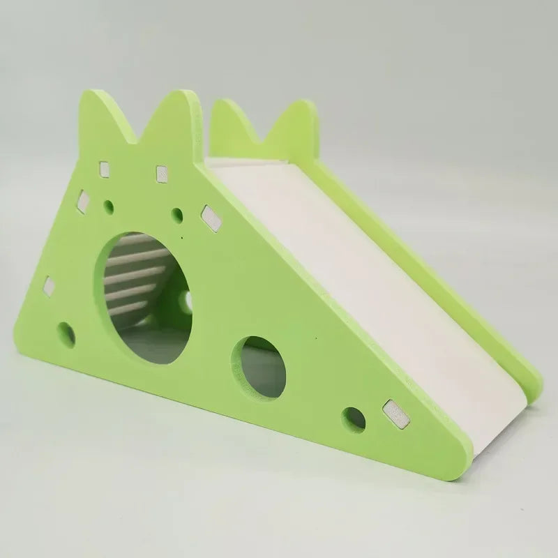 Brinquedo Divertido para Hamsters e Cavia: Slide Montado e Acessórios Respiráveis para Gaiolas