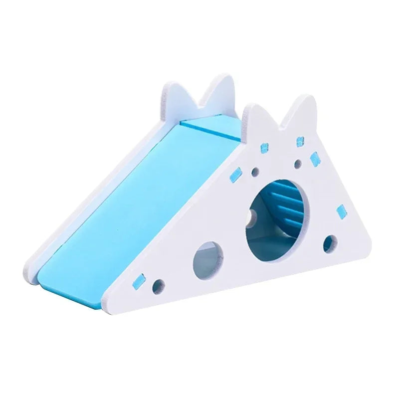 Brinquedo Divertido para Hamsters e Cavia: Slide Montado e Acessórios Respiráveis para Gaiolas