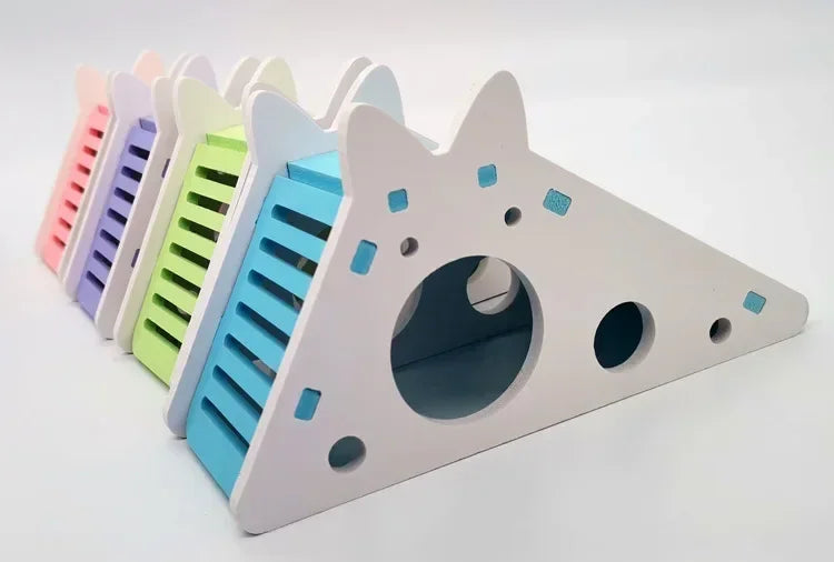 Brinquedo Divertido para Hamsters e Cavia: Slide Montado e Acessórios Respiráveis para Gaiolas