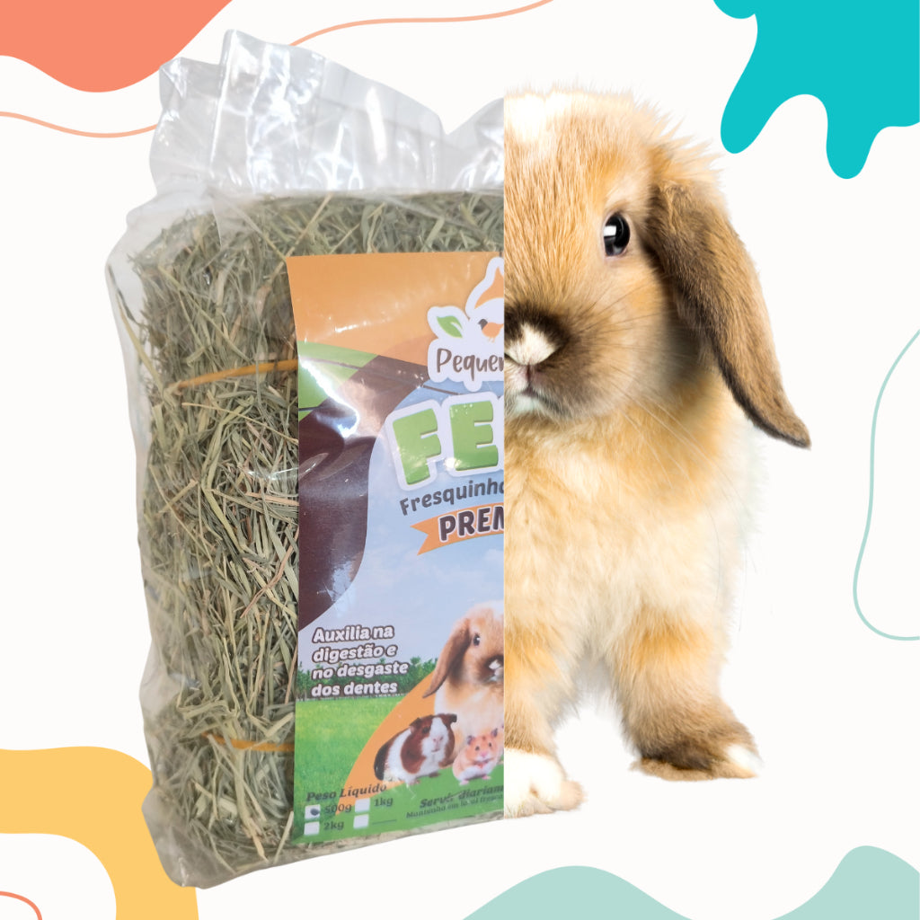 Feno Pequenos Pets Super Premium Para Coelhos, Porquinho Da Índia e Roedores