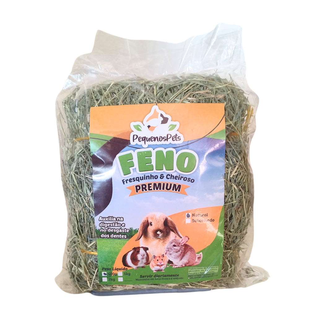 Feno Pequenos Pets Super Premium Para Coelhos, Porquinho Da Índia e Roedores