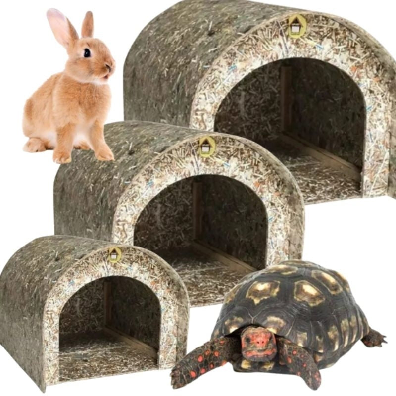 Toca Para Tartaruga Grande Jabuti Pequena Casinha Pet Coelho Galinha Codorna Chinchila Porquinho da Índia Ecológica Reciclável