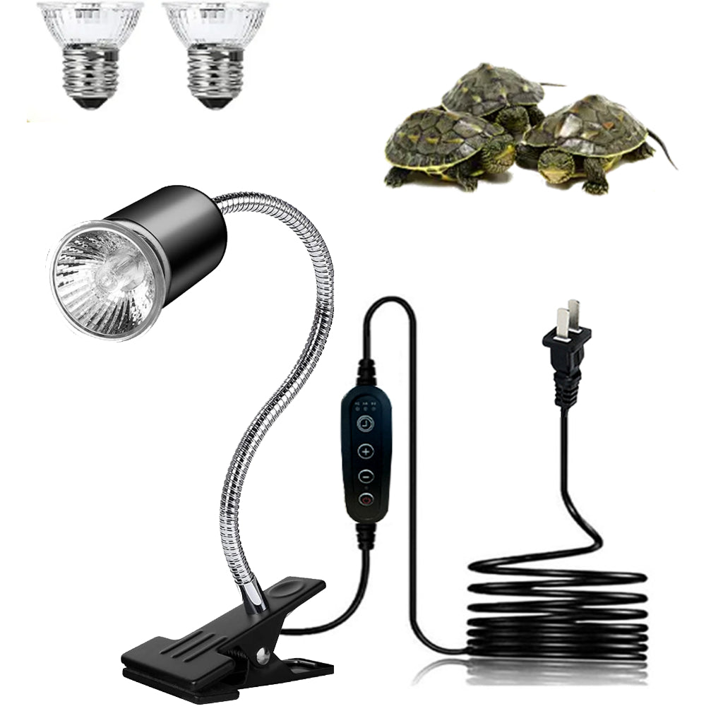 Aquecedor para Aquário e Répteis + 2 Lâmpadas (25W & 75W) 🔥🌿 | 110V/220V