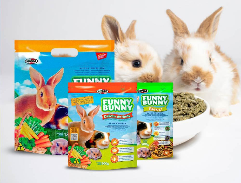 Funny Bunny Delícias da Horta 1,8kg Ração para Coelhos e Roedores Supra