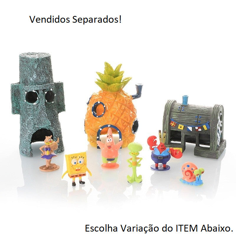 Casa Bob Esponja decoração para aquário Tanque De Peixe
