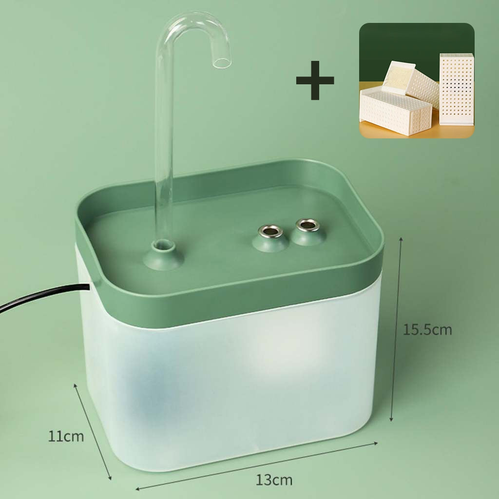 Bebedouro Fonte de Água Elevado Automático Para Pet Cachorro Gato 1.5 L