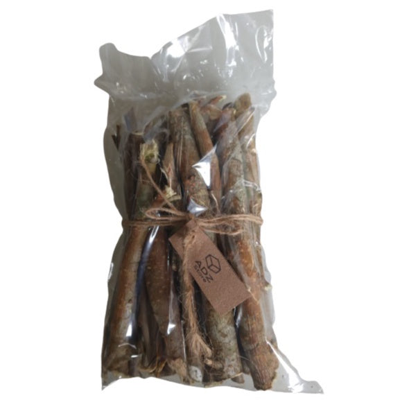 Galhos de Amora Natural para Aves e Roedores como Coelho Hamster Chinchila - Orgânico (Amoreira)