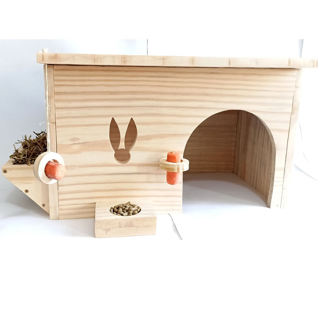 Casinha Para Coelho Porquinho da Índia Hamster e Chinchila
