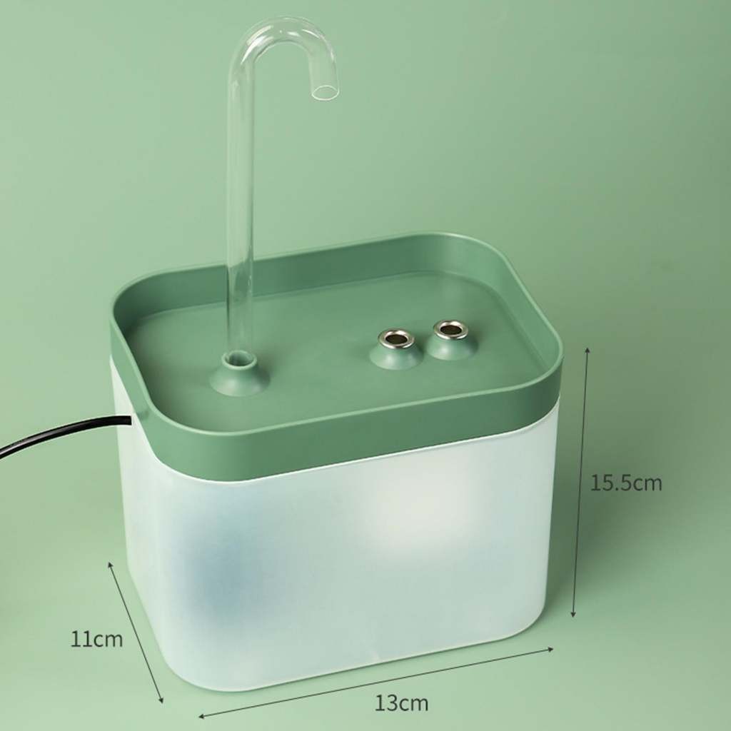 Bebedouro Fonte de Água Elevado Automático Para Pet Cachorro Gato 1.5 L