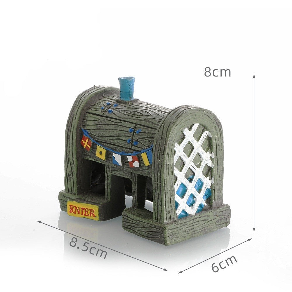 Casa Bob Esponja decoração para aquário Tanque De Peixe