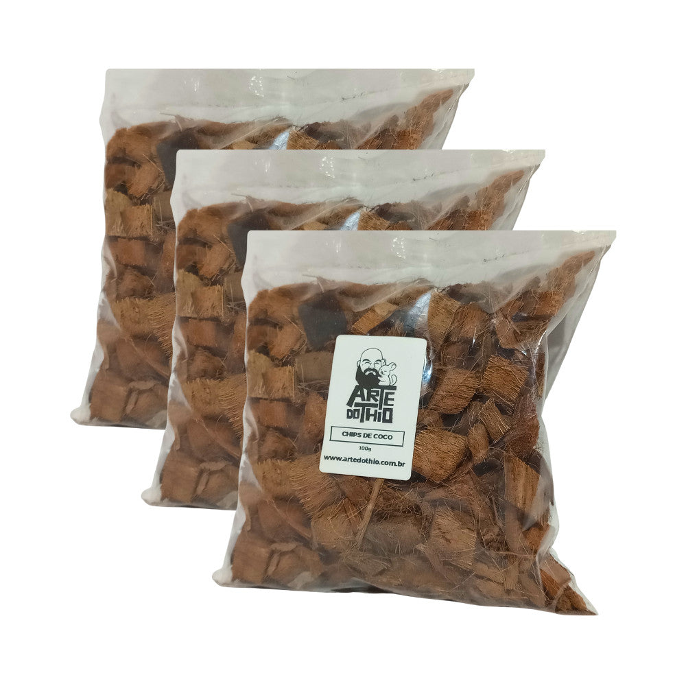 Chips de Coco Natural para Roedores em Geral