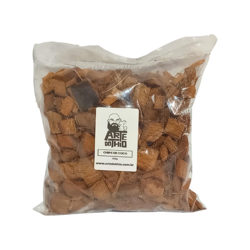 Chips de Coco Natural para Roedores em Geral